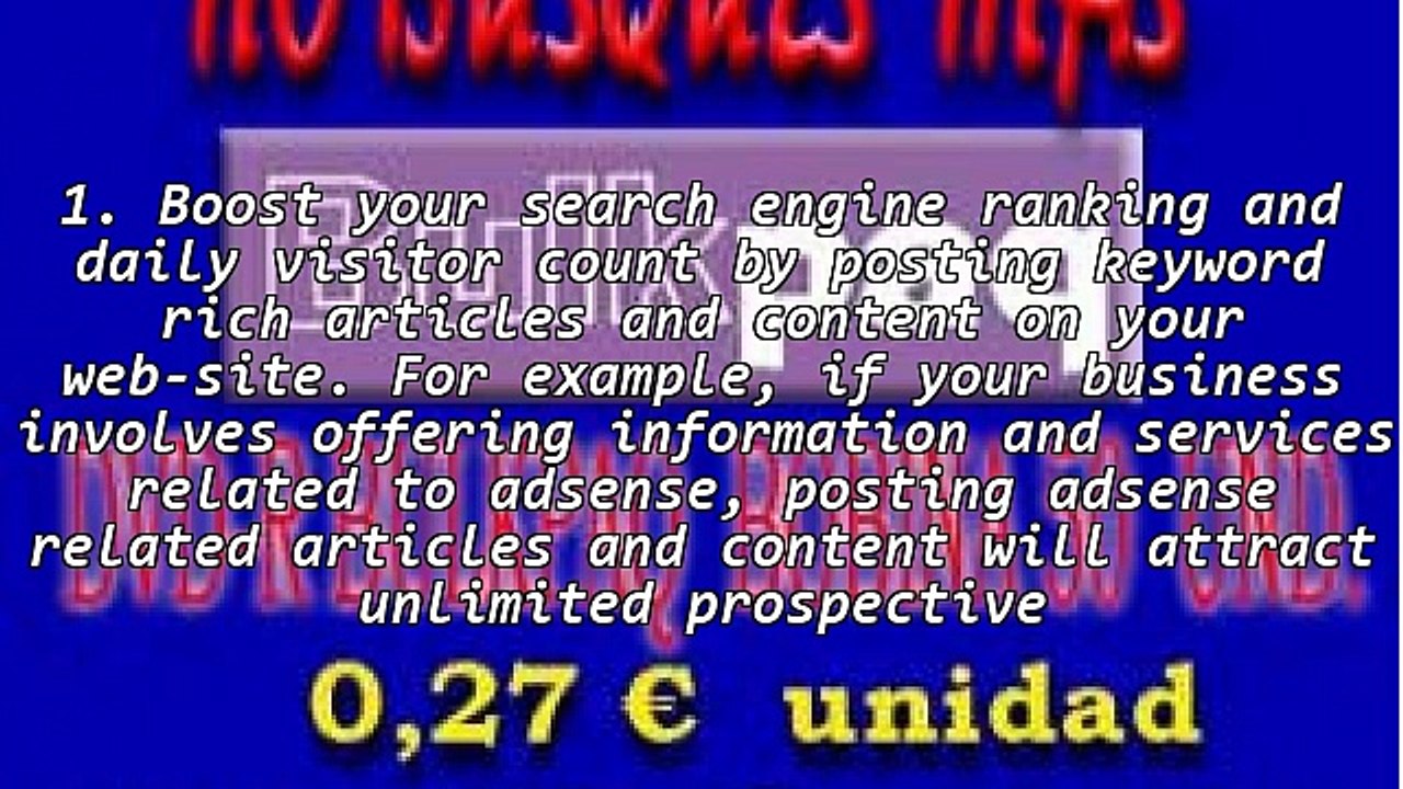 Boost Your Traffic and Adsense Profits with Content