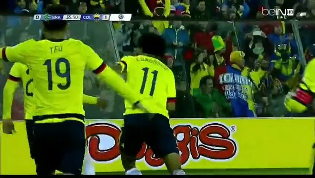 Goal Jeison Murillo| Brazil 0 - 1 Colombia 17/06/2015 - Copa America