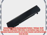 Toshiba Portege R705-P25 Laptop Battery - New TechFuel Professional 9-cell Li-ion Battery