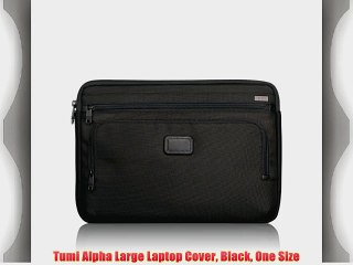 Tumi Alpha Large Laptop Cover Black One Size