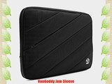 VanGoddy JAM Sleeve PRO Padded Nylon Quilted Cover COAL BLACK for Lenovo Yoga 2 11.6 Laptop