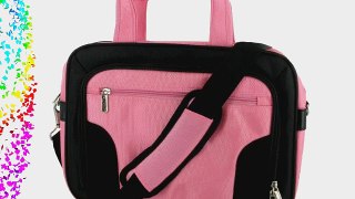 rooCase Apple MacBook Pro MB991LL/A 13.3-Inch Laptop Carrying Case - Pink / Black Deluxe Bag