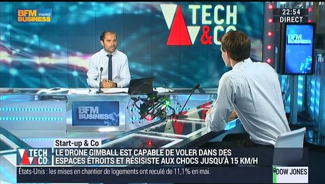 Start-up & Co: Gimball, le drone qui vole au secours des hommes - 16/06