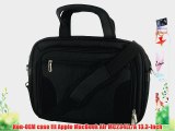 rooCase Apple MacBook Air MC234LL/A 13.3-Inch Laptop Carrying Case - Black Deluxe Bag