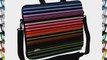 Designer Sleeves Retro Stripes Executive Case for 14-Inch Laptop Red (14ES-RS)