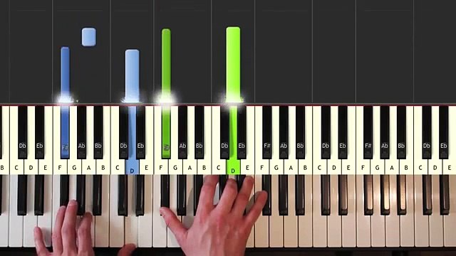 Amélie Comptine d un Autre Été SLOW Yann Tiersen Piano Tutorial How To Play synthesia