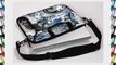 Designer Sleeves 17 Steel Blue Paisley Executive Laptop Case