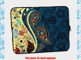Designer Sleeves Paisley Fashion Sleeve for 14-Inch Laptop Blue (14DS-PF)