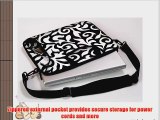 Designer Sleeves 15-Inch Fashion Executive Laptop Case Black/White (15ES-BWF)