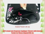 Butterfly Flower 17 17.3 17.4 Neoprene Laptop Shoulder Sleeve Carry Bag Case Cover Pouch Fit