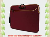 Mobile Edge Red/gold Neoprene SLEEVE-14.1
