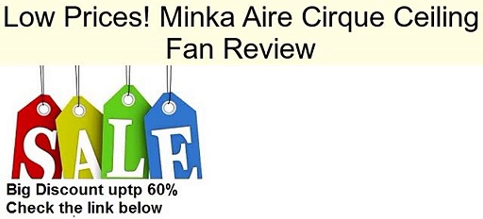 Minka Aire Cirque Ceiling Fan Review