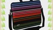 Designer Sleeves Retro Stripes Executive Case for 15-Inch Laptop Red (15ES-RS)