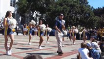 Cal Band Sproul Hall Rally vs. Ohio State 2013 Berkeley California