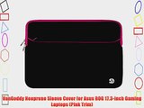 VanGoddy Neoprene Sleeve Cover for Asus ROG 17.3-inch Gaming Laptops (Pink Trim)