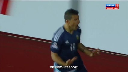 Sergio Agüero Goal 1:0 | Argentina vs Uruguay 17.06.2015 HD (Copa America 2015)