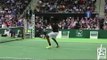 Gael Monfils- Tennis Trick Shot Master  &  أحسن لاعب تنس فى العالم