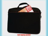 Mobile Edge 14.1-Inch Sumo Notebook Sleeve with Pant Pocket (Black Suede/Red Lining) (ME-SUMO58200)