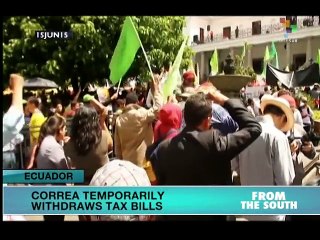 Ecuador: Correa Withdraws Controversial Bills Until After Pope's Visit