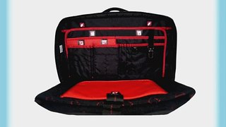 Executive Briefcase with Insulated Meal Management System Black/Red (300-3 Meals)