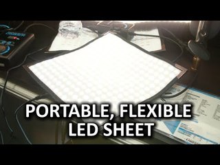 Westcott Flex - Portable LEDs, Amazing Form Factor - NAB Show 2015