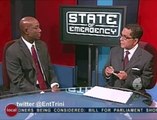 MP Rowley joins Dominic Kalipersad  on TV6 news (State of Emergency)