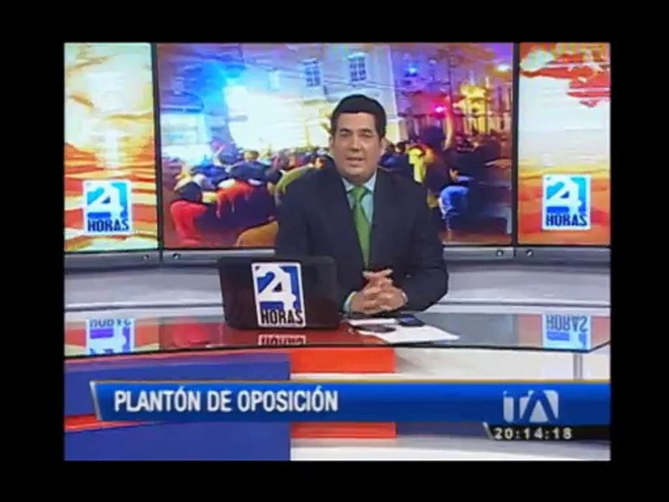 Ciudadanos que rechazan las políticas del gobierno salieron nuevamente a la Av. De Los Shyris