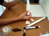 How to make a simple paper gun (  shoots paper bullets )