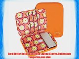 Amy Butler Nola Cushioned Laptop SleeveButtercups Tangerineone size