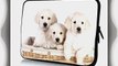 17 inch Rikki KnightTM Labrador Puppies in Basket Design Laptop Sleeve
