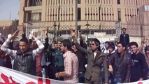 مظاهرات طلبة كلية التربية الرياضية\الجامعة المستنصرية