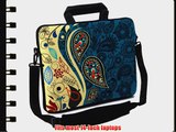 Designer Sleeves Paisley Fashion Executive Case for 14-Inch Laptop Blue (14ES-PF)