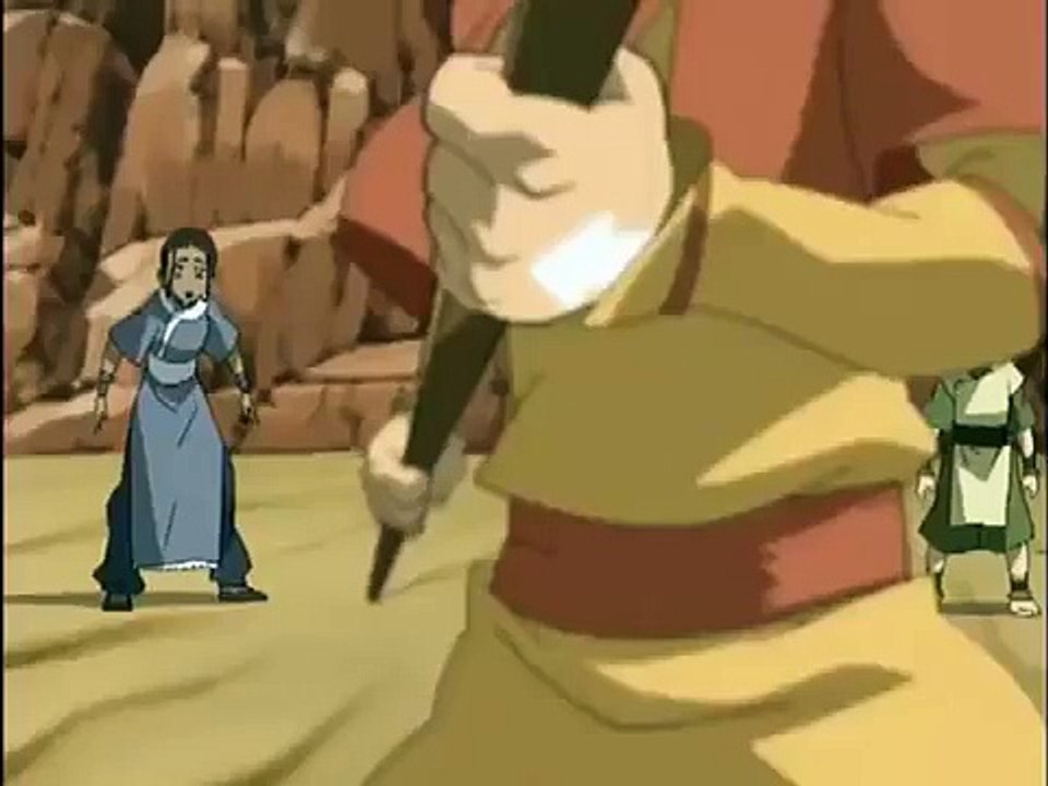 Aang goes HAM against sandbenders