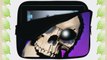10 inch Rikki KnightTM Glowing Skull on Purple Design Laptop sleeve - Ideal for iPad 234 iPad