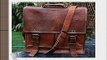 HANDOLEDERCO. Vintage Leather Laptop Bag Messenger Handmade Briefcase Crossbody Shoulder Bag