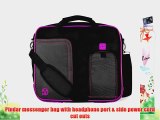 Pindar Messenger Carrying Bag (Purple) for Asus Transformer Book T100 10.1 Convertible Ultrabook