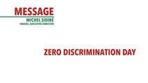 UNAIDS Executive Director Michel Sidibé speaks about zero discrimination