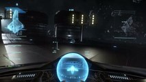 Star Citizen Arena Commander 300i landing & Space Walk