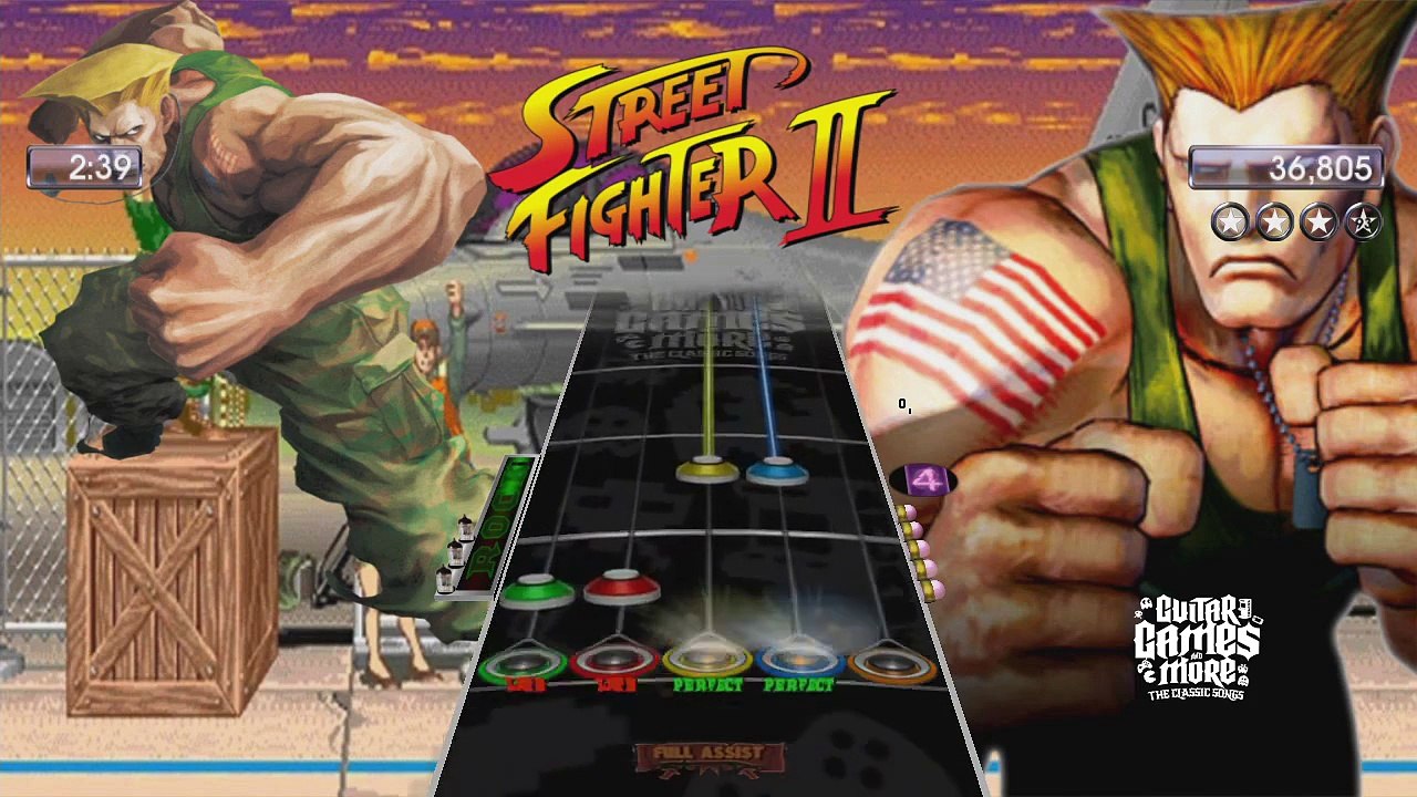 Guile Street Fighter II  - Tema - Guitar Games