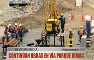 Continúan las obras del proyecto Vía Parque Rímac