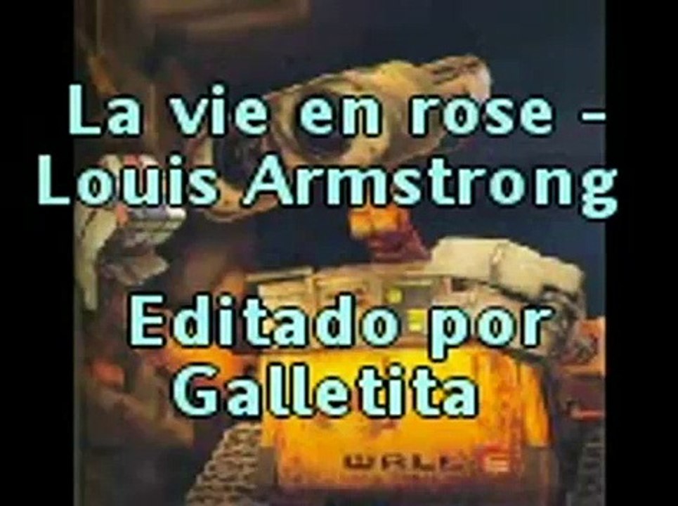 Wall-E & Eve, La vie en rose