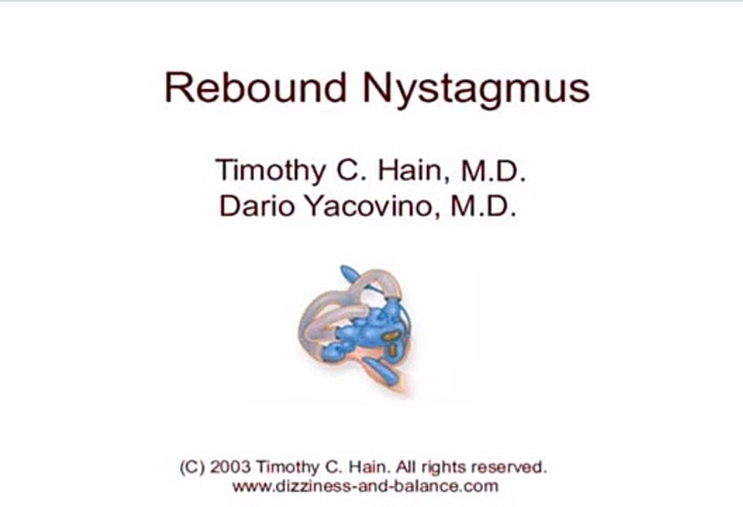 Rebound Nystagmus
