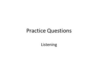 French Listening Practice GCSE Question 2