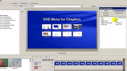 Create DVD Menu Using Sony DVD Architect