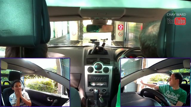 GOING THROUGH A CAR WASH WITH THE WINDOWS DOWN!!!!!!