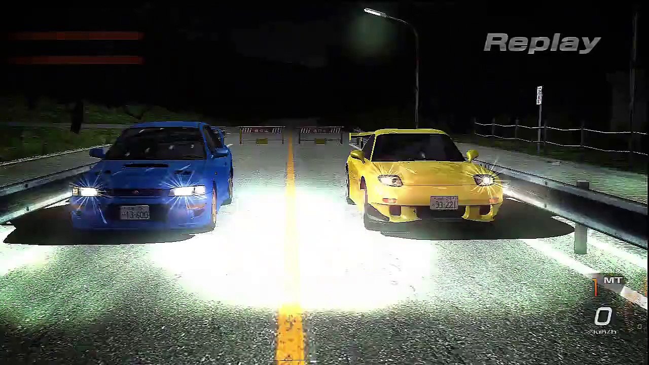 Initial D Extreme Stage - HD 720P - Vs Bunta