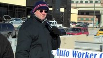 Gary Walkowicz on Recouping UAW Concessions | Rally for Jobs & Environment | 2011 Detroit Auto Show
