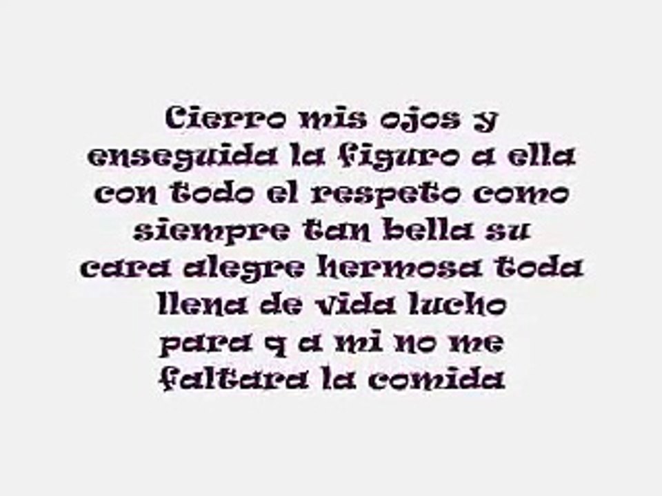 madre sandy y papo letra