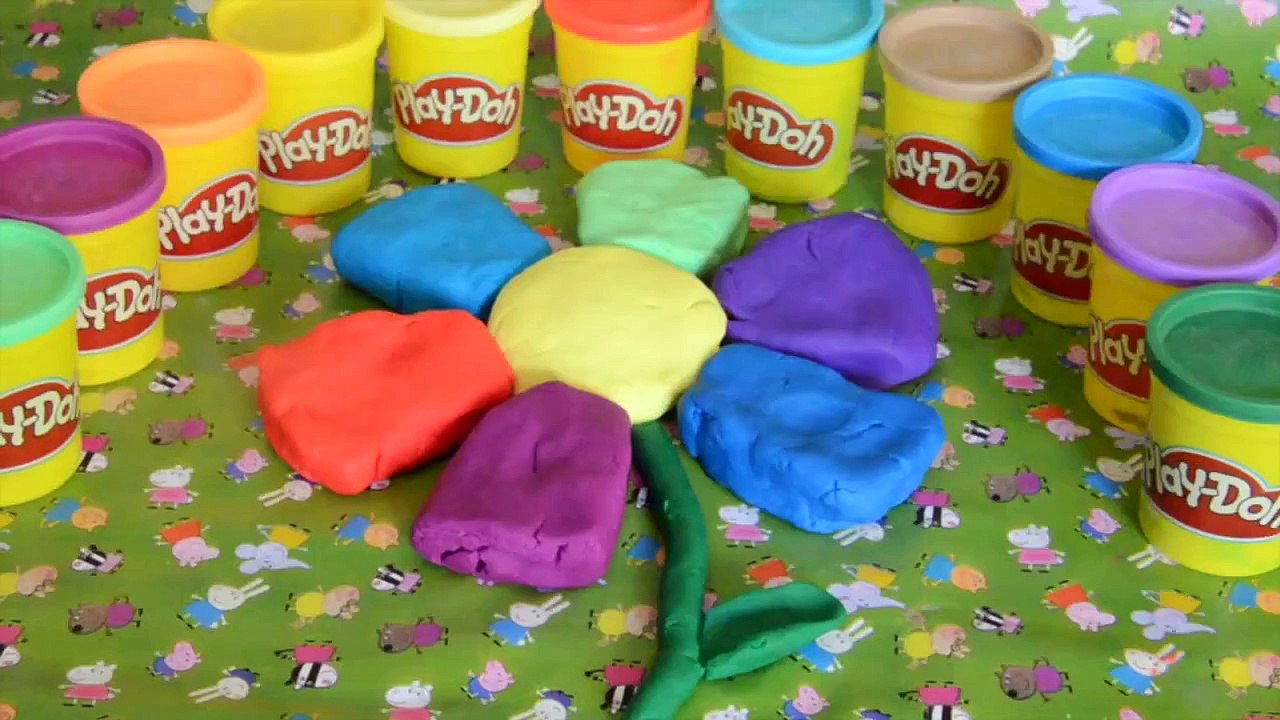 Play Doh Surprise Eggs Peppa Pig Frozen Mickey Mouse Spiderman Minnie Masha Disney Huevos