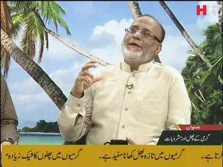 Subah Kay 10 - Garmi Ke Phal Or Mashroobat Video 2 - HTV